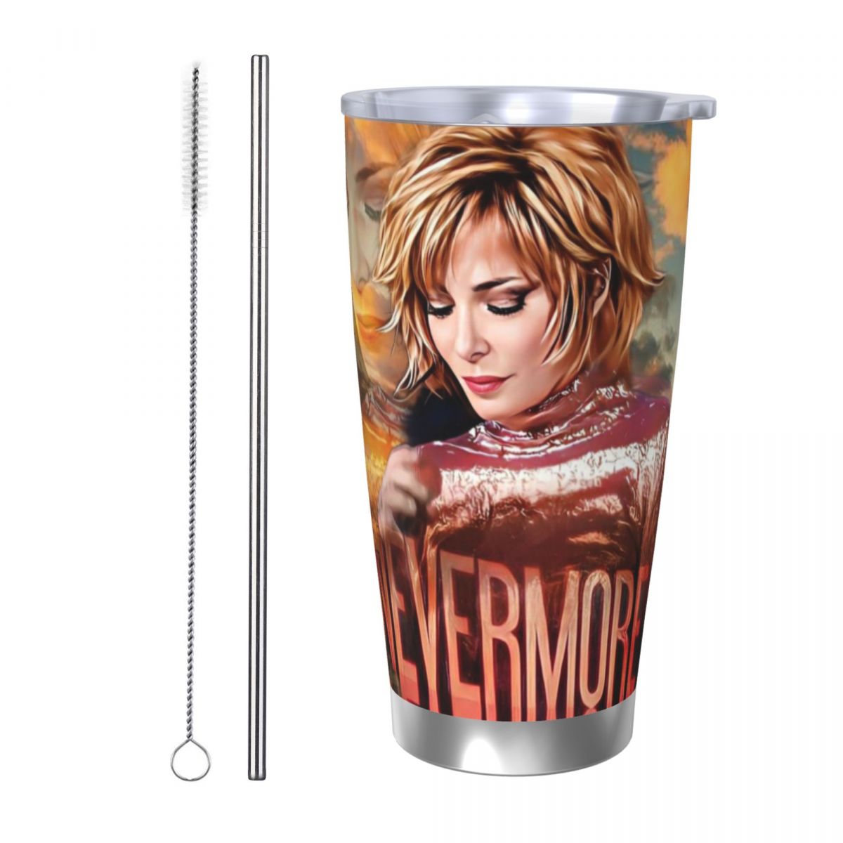 Vacuum Insulated Flask - Mylene Farmer Nevermore 20oz Paslanmaz Çelik