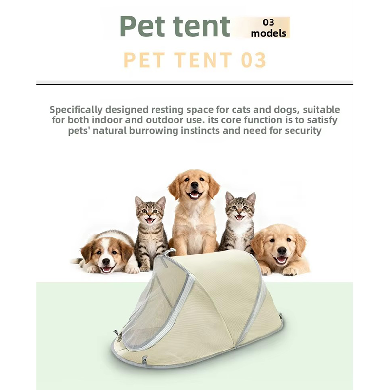 Outdoor Camping Dog Kennel - Katlanabilir evcil hayvan çadırı taşınabilir nefes