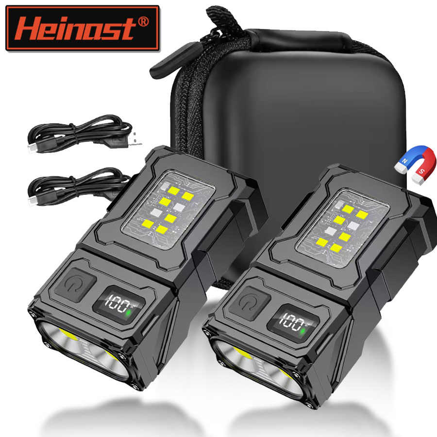 Battery Outdoor Camping - Mini Taşınabilir LED COB El Feneri