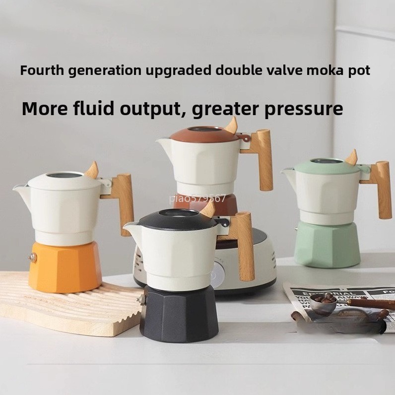 Camp Percolator Coffee - Valve Moka Pot 3 Bar Ocak