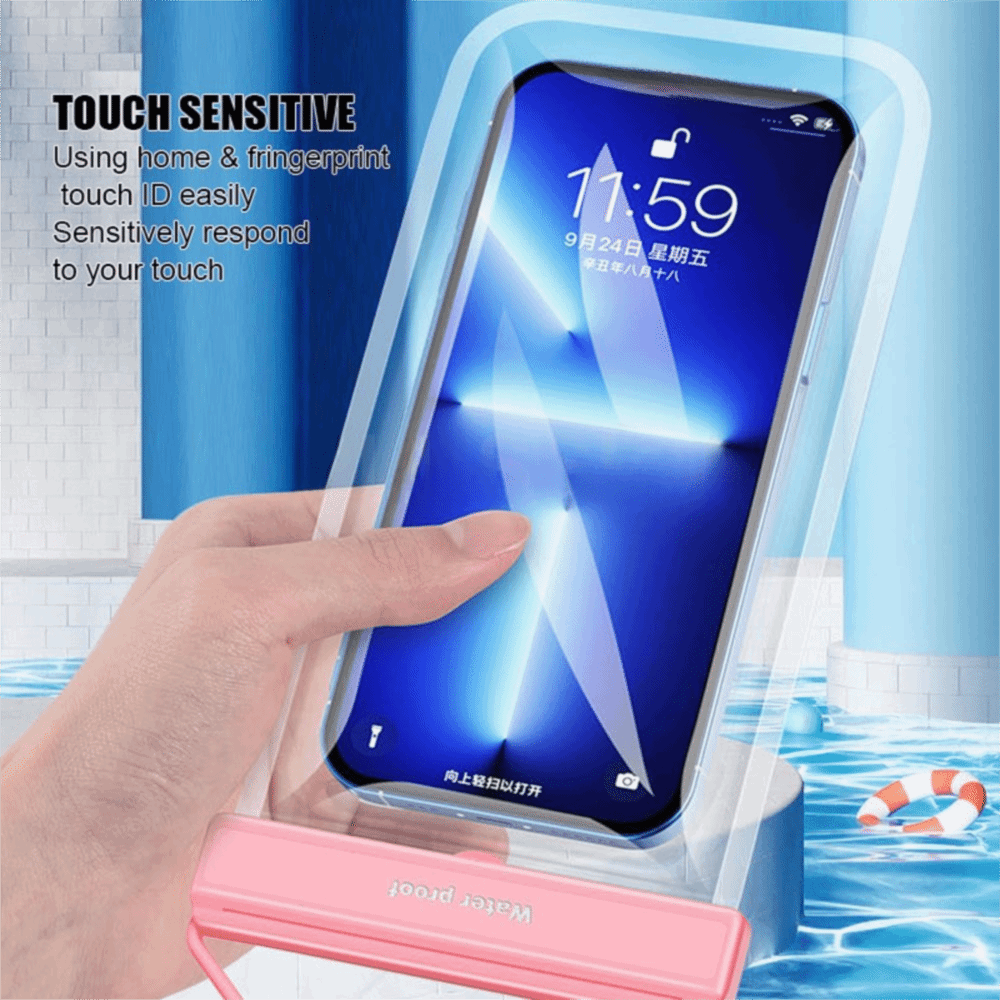 Dry Bag Waterproof - Dokunmatik Ekran Su Geçirmez Telefon Çantası