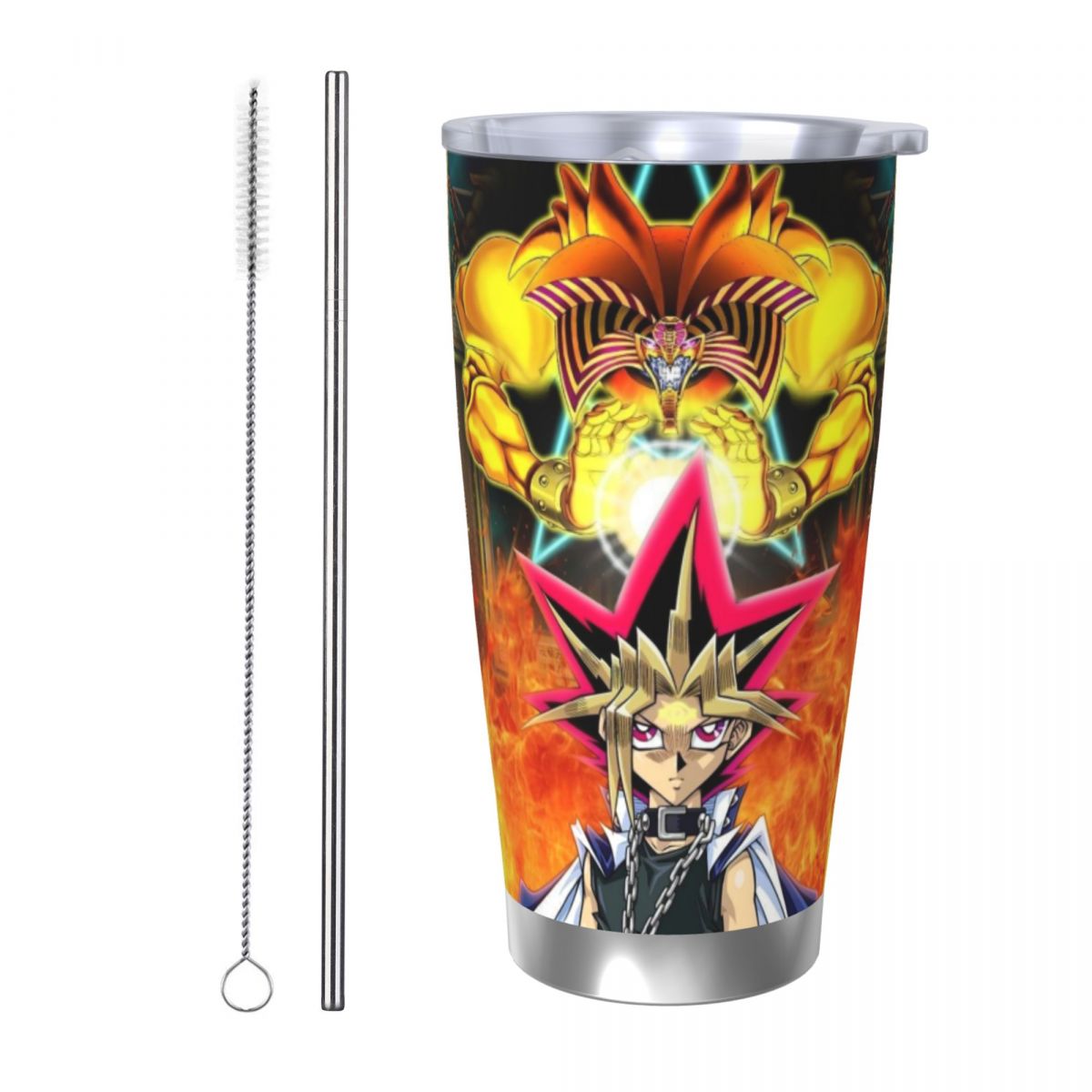 Vacuum Insulated Flask - Manga-Yu-Gi-Oh 20oz Paslanmaz Çelik Yalıtımlı Termal