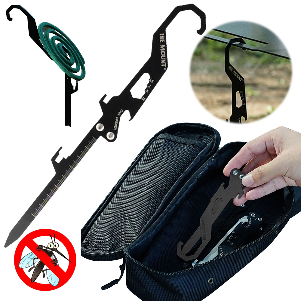 Outdoor Camping Tarp - Katlanabilir Kamp Kazıkları Çok Fonksiyonlu Açık