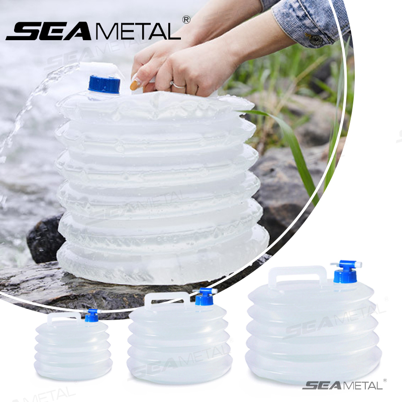 Collapsible Water Bottle - SEAMETAL 5L-15L Araba Katlanabilir Kova Taşınabilir