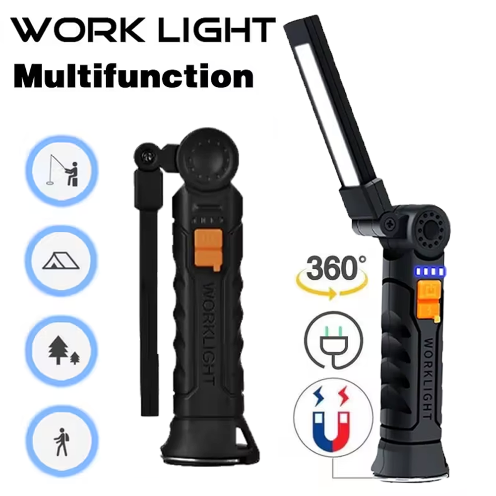 Outdoor Camping Light Portable - Taşınabilir COB LED El Feneri USB
