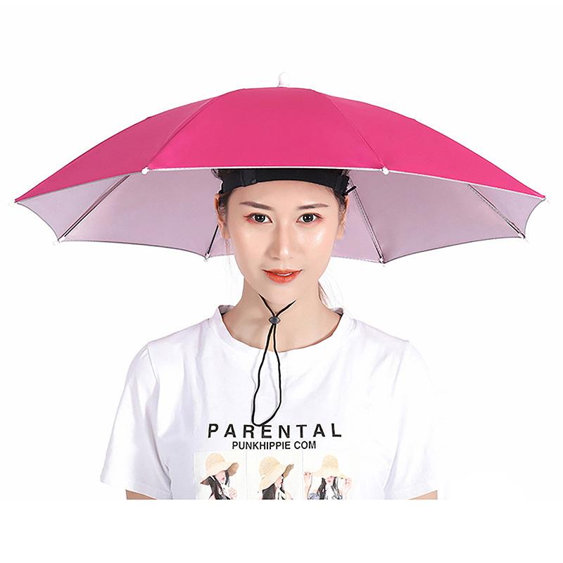 Outdoor Camping Umbrella - Taşınabilir Balıkçılık Şemsiye Şapka Anti-Yağmur ve