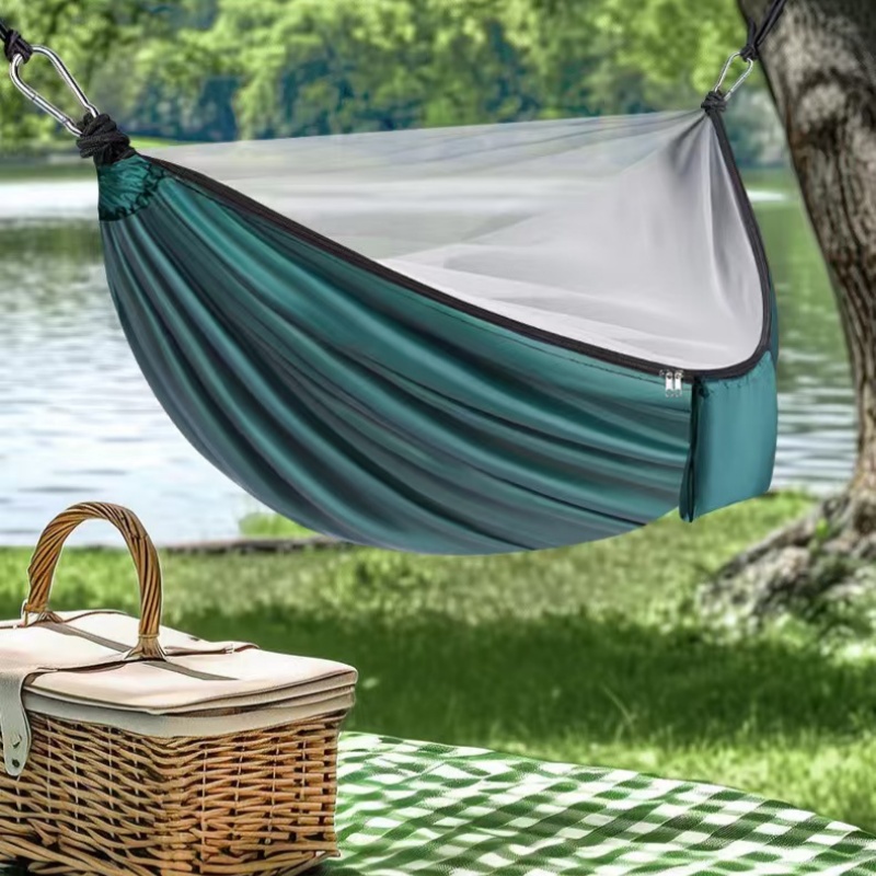 Outdoor Camping Hammock - Açık Hava Sivrisinek Kovucu Hamak, Taşınabilir