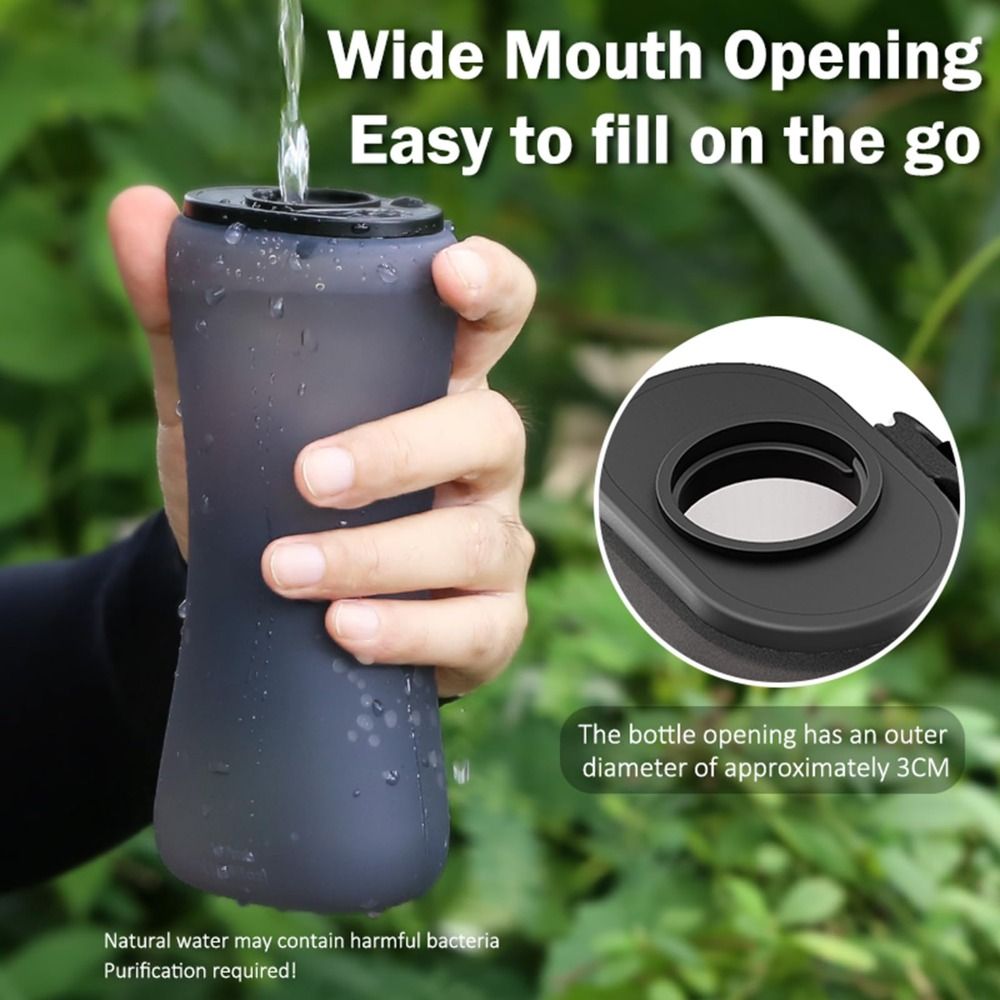 Collapsible Water Bottle - Elde Taşınabilir Katlanabilir Bisiklet Su Şişesi