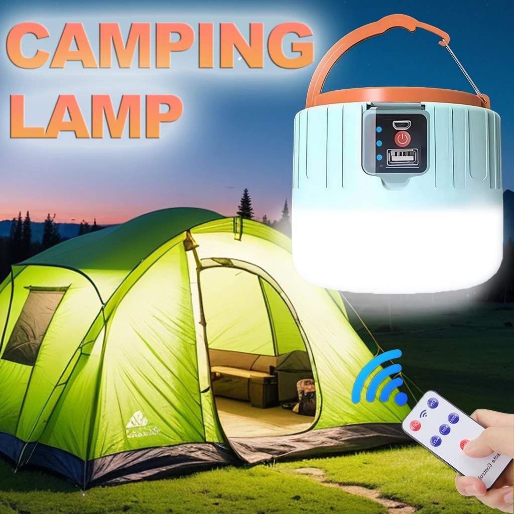 Outdoor Camping Light Portable - Güneş Enerjili Kamp Feneri Şarj Edilebilir