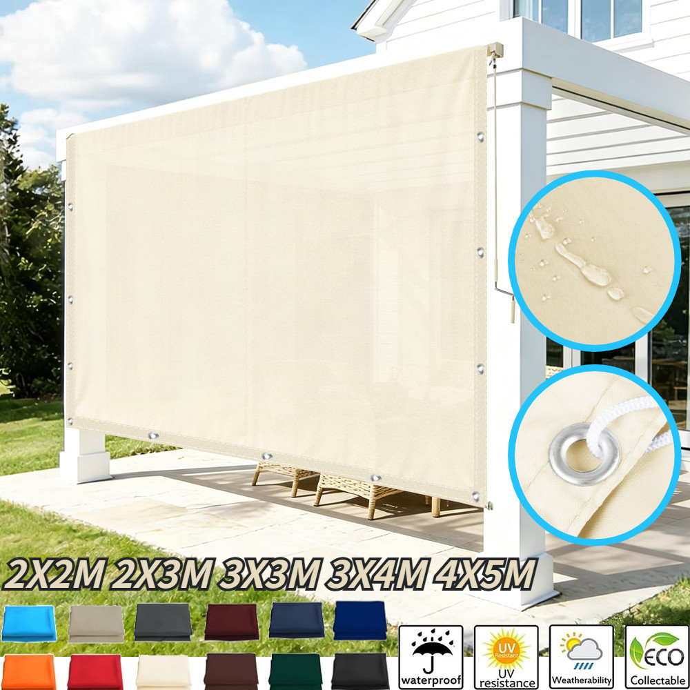 Outdoor Camping Tarp - 5x4m 4x3m 3x2m Bahçe Güneşlik Tentesi