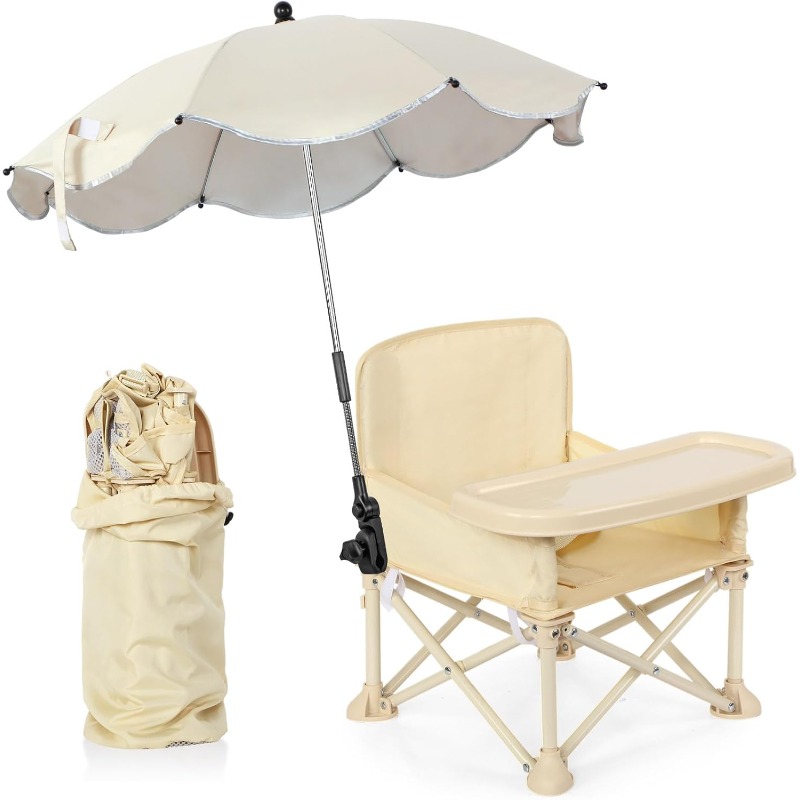 Outdoor Camping Umbrella - Bebek Açık Hava Plaj Sandalyesi, Şemsiyeli,