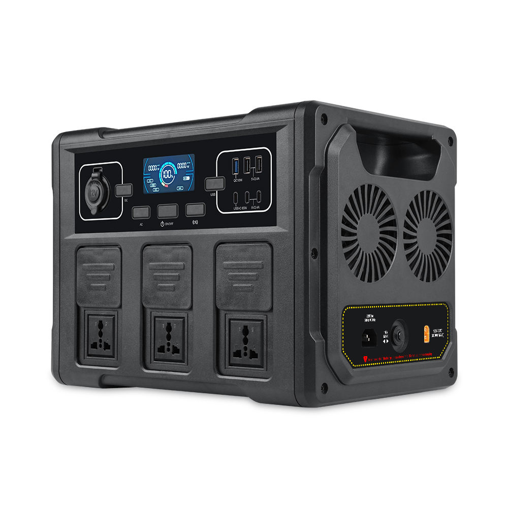 Battery Outdoor Camping - 1200W Taşınabilir Güneş Enerjisi Jeneratörü, LiFePO4