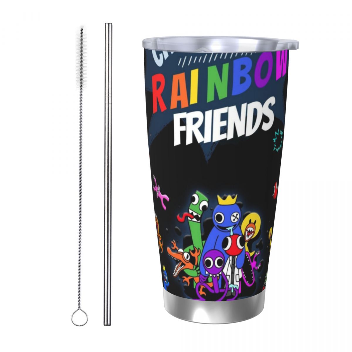 Vacuum Insulated Flask - R-Rainbow-Friends 20oz Paslanmaz Çelik Yalıtımlı Termal