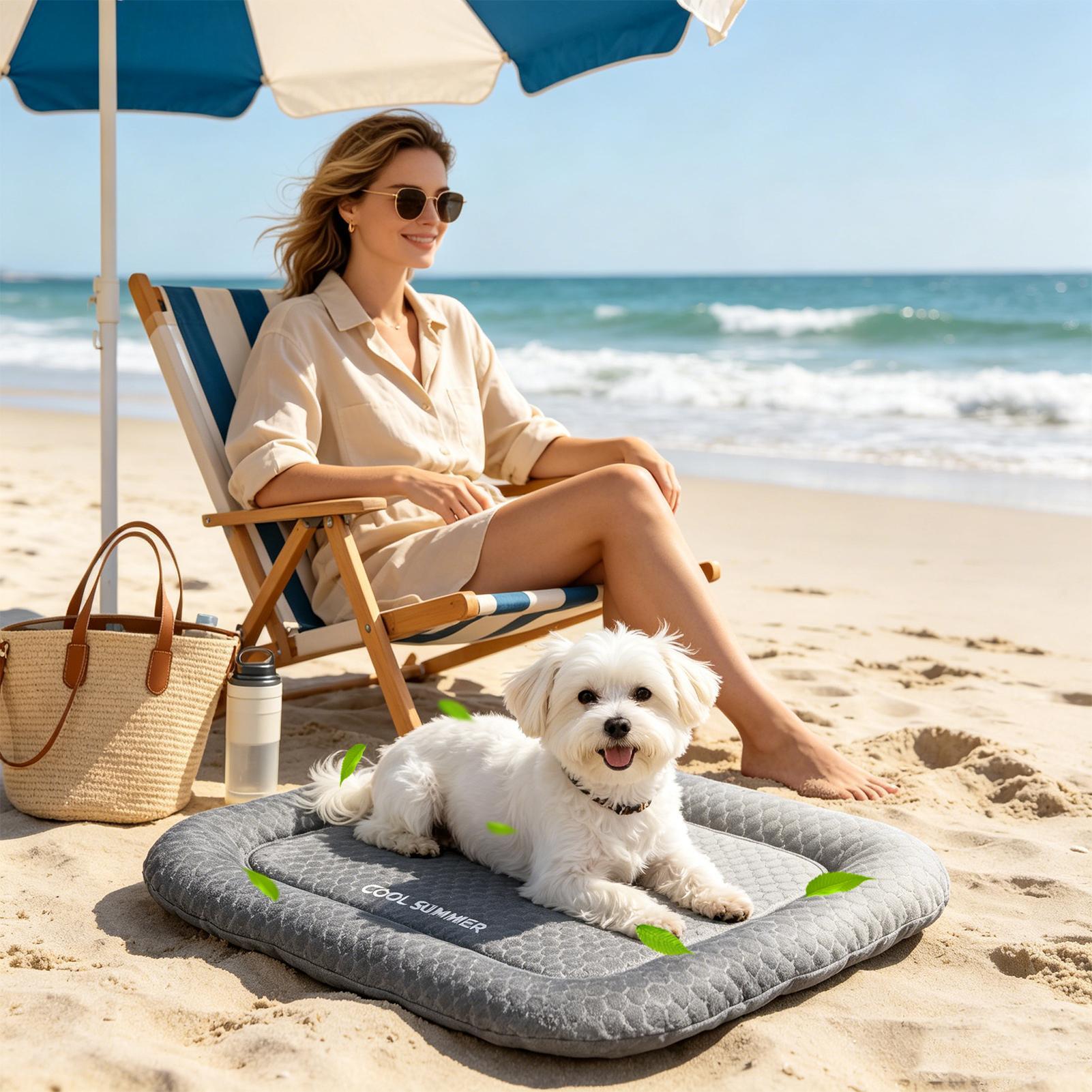 Outdoor Camping Dog Kennel - Köpek Soğutma Matı Taşınabilir Kaymaz Kulübe