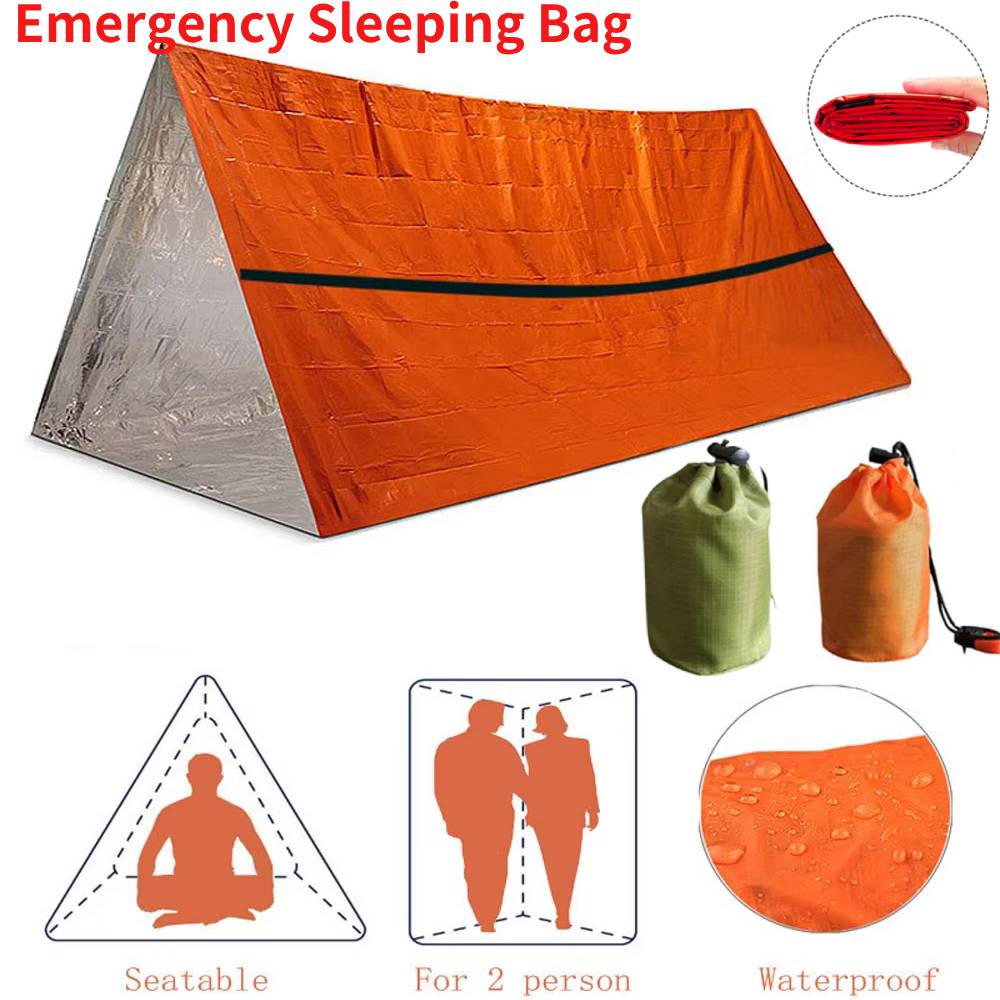 Emergency Mylar Blanket - Taşınabilir Su Geçirmez Acil Hayatta Kalma