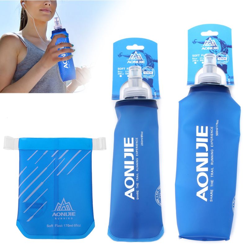 Collapsible Water Bottle - Açık spor konik su şişesi yumuşak