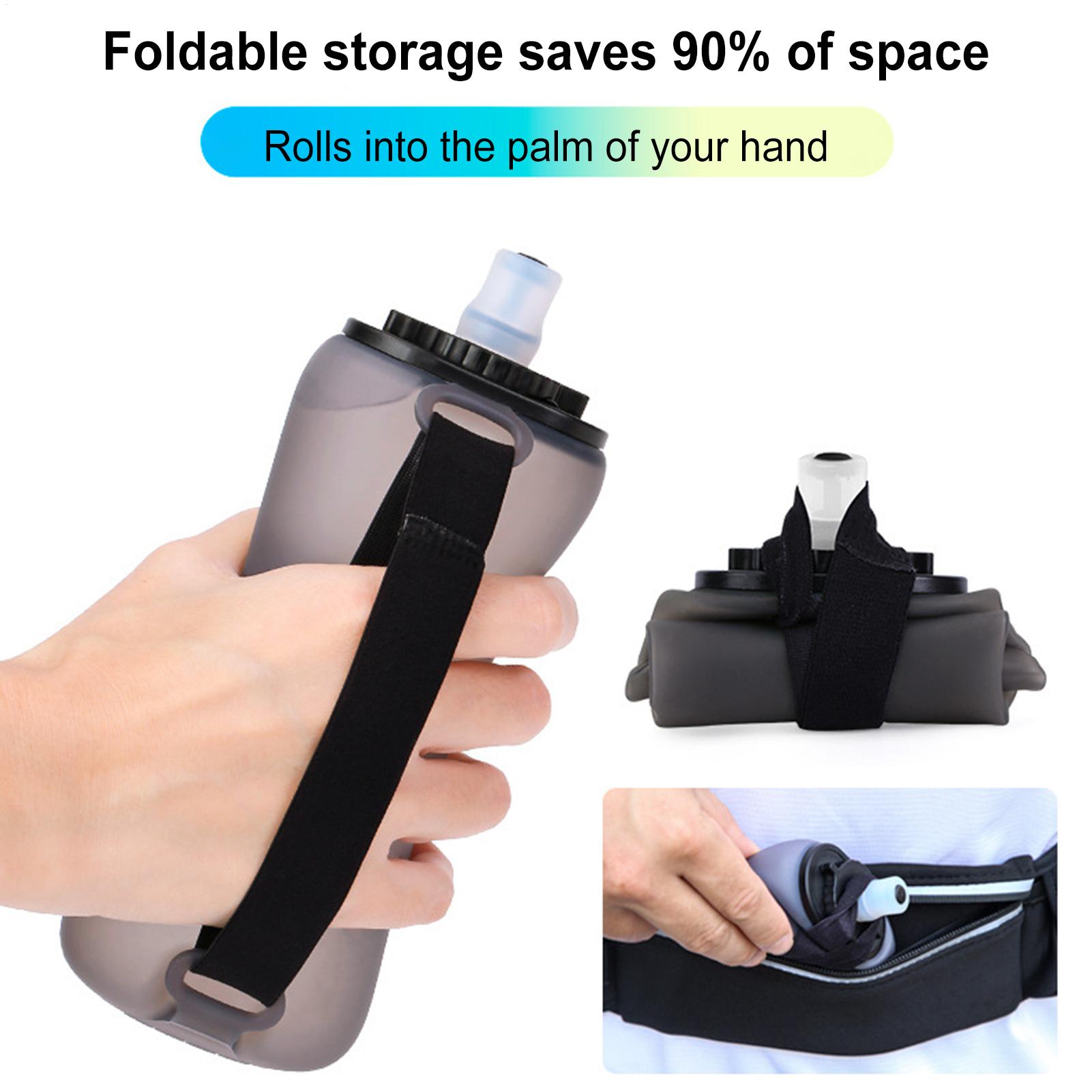 Collapsible Water Bottle - Elde Taşınabilir Katlanabilir Bisiklet Matarası 350ml