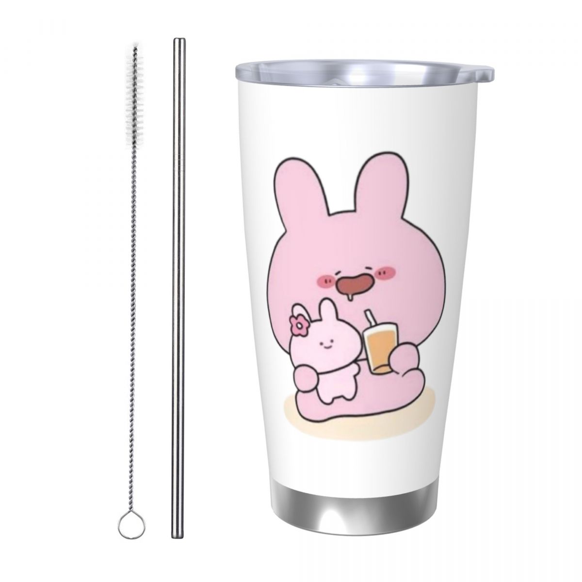 Vacuum Insulated Flask - Asamimichaan Sevimli Asamimi 20oz Paslanmaz Çelik
