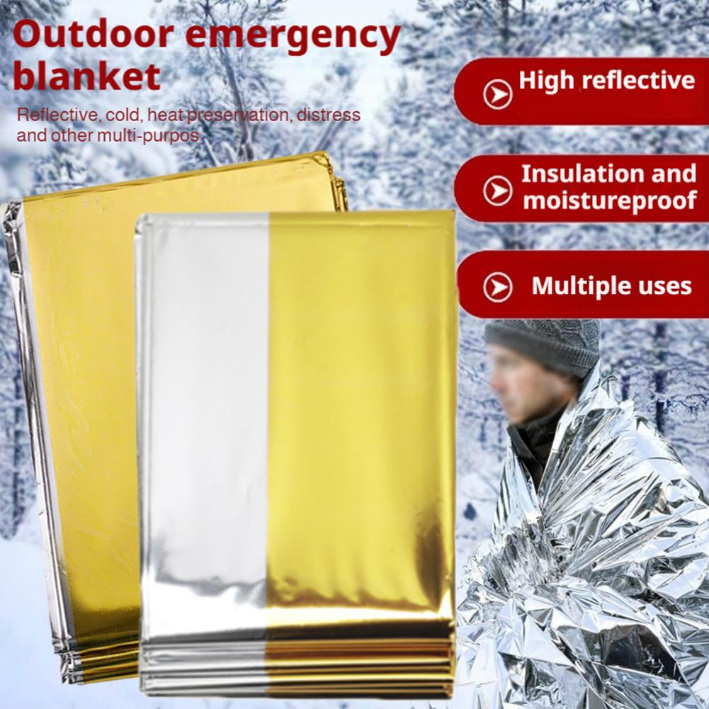 Emergency Mylar Blanket - Hipotermi Kurtarma İlk Yardım Kampı Koruyucu