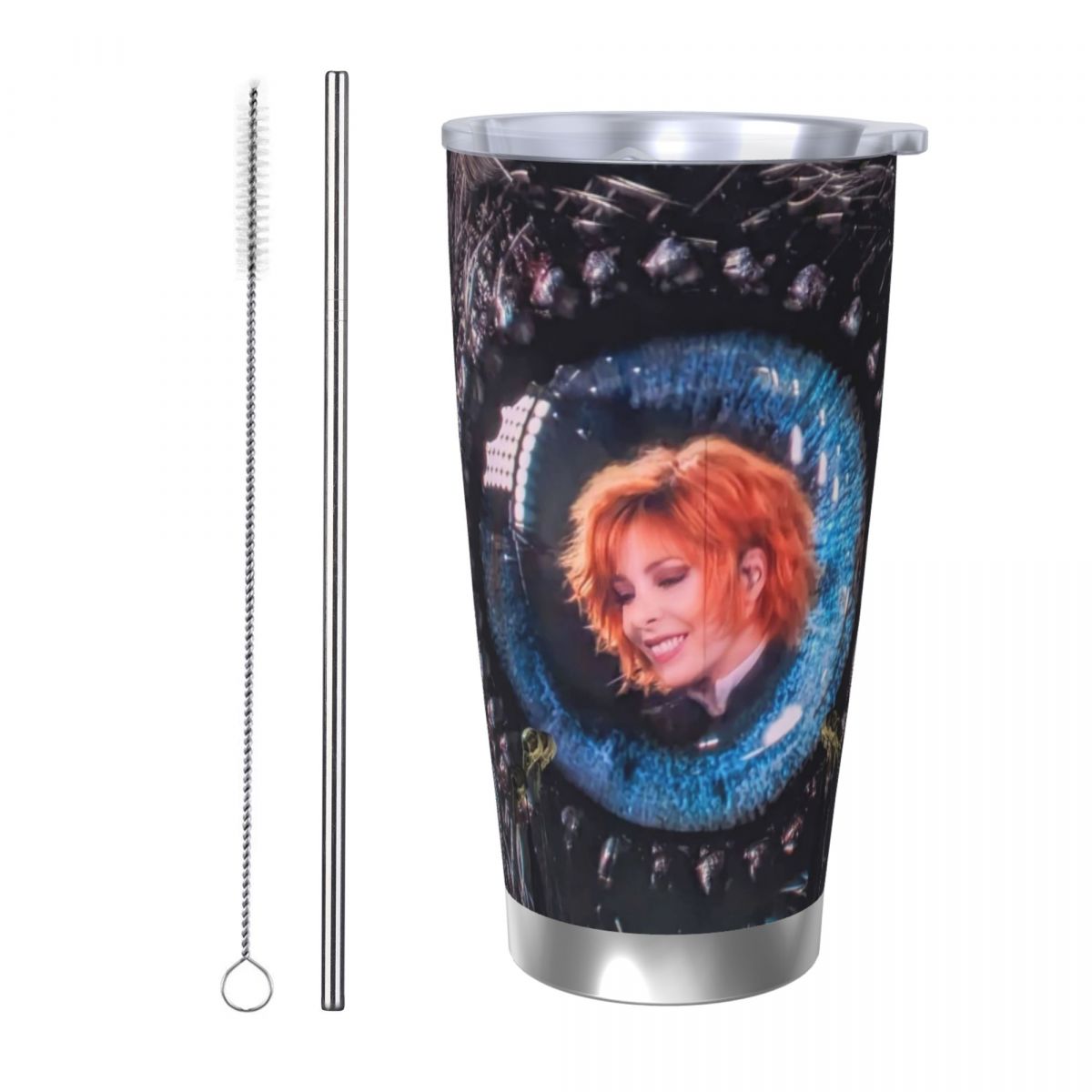 Vacuum Insulated Flask - Mylene Farmer Nevermore 20oz Paslanmaz Çelik