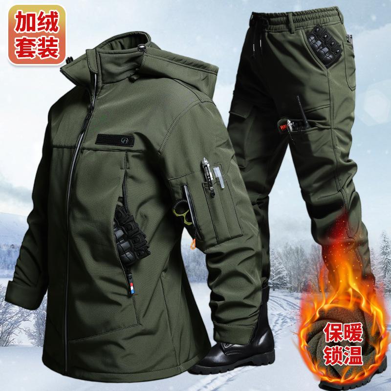 Outdoor Camping Adventure - Sonbahar ve kış kadife su geçirmez