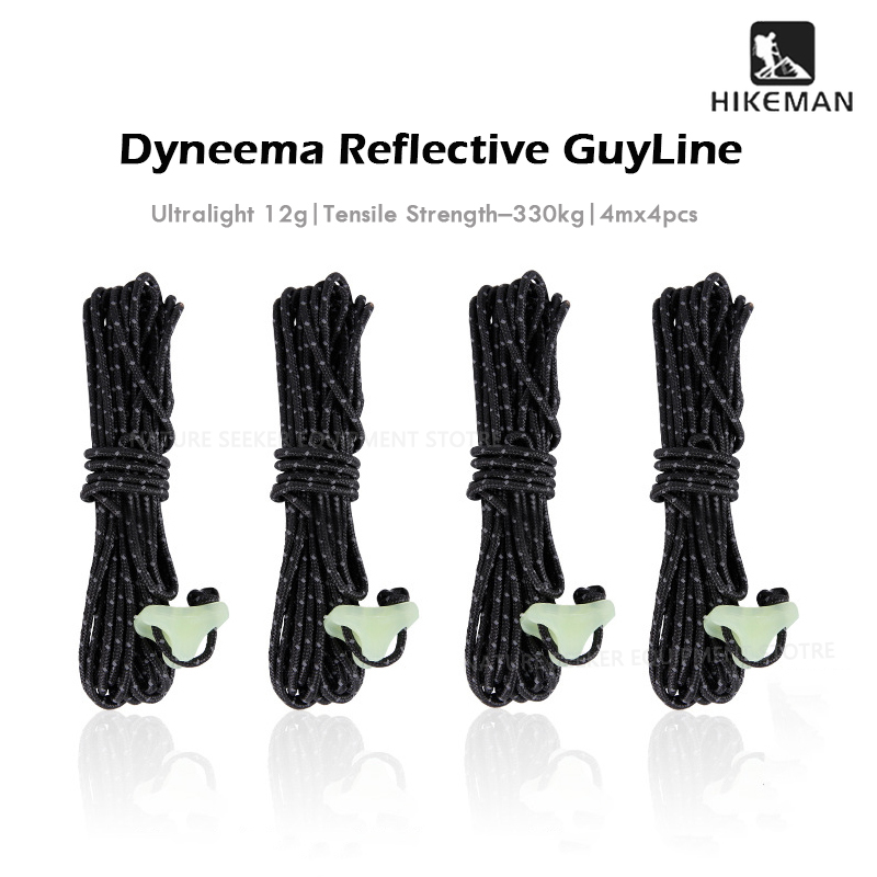 HIKEMAN 4 Adet Dyneema Guyline - Outdoor Camping Guy incelemesi ve fiyatı