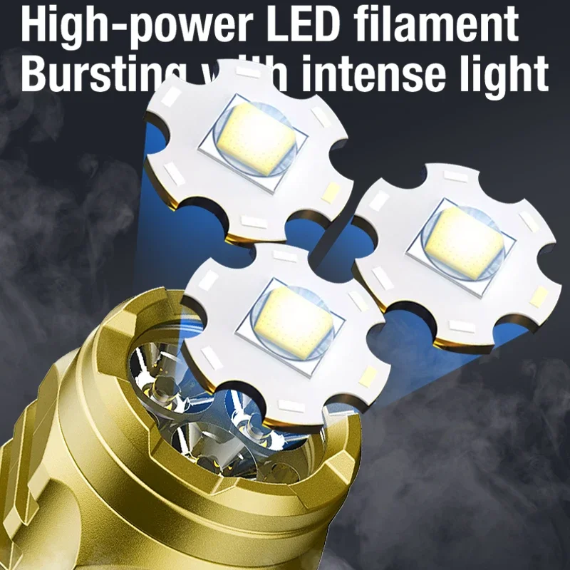 Yüksek Güçlü LED El Feneri Dah - Battery Outdoor Camping incelemesi ve fiyatı