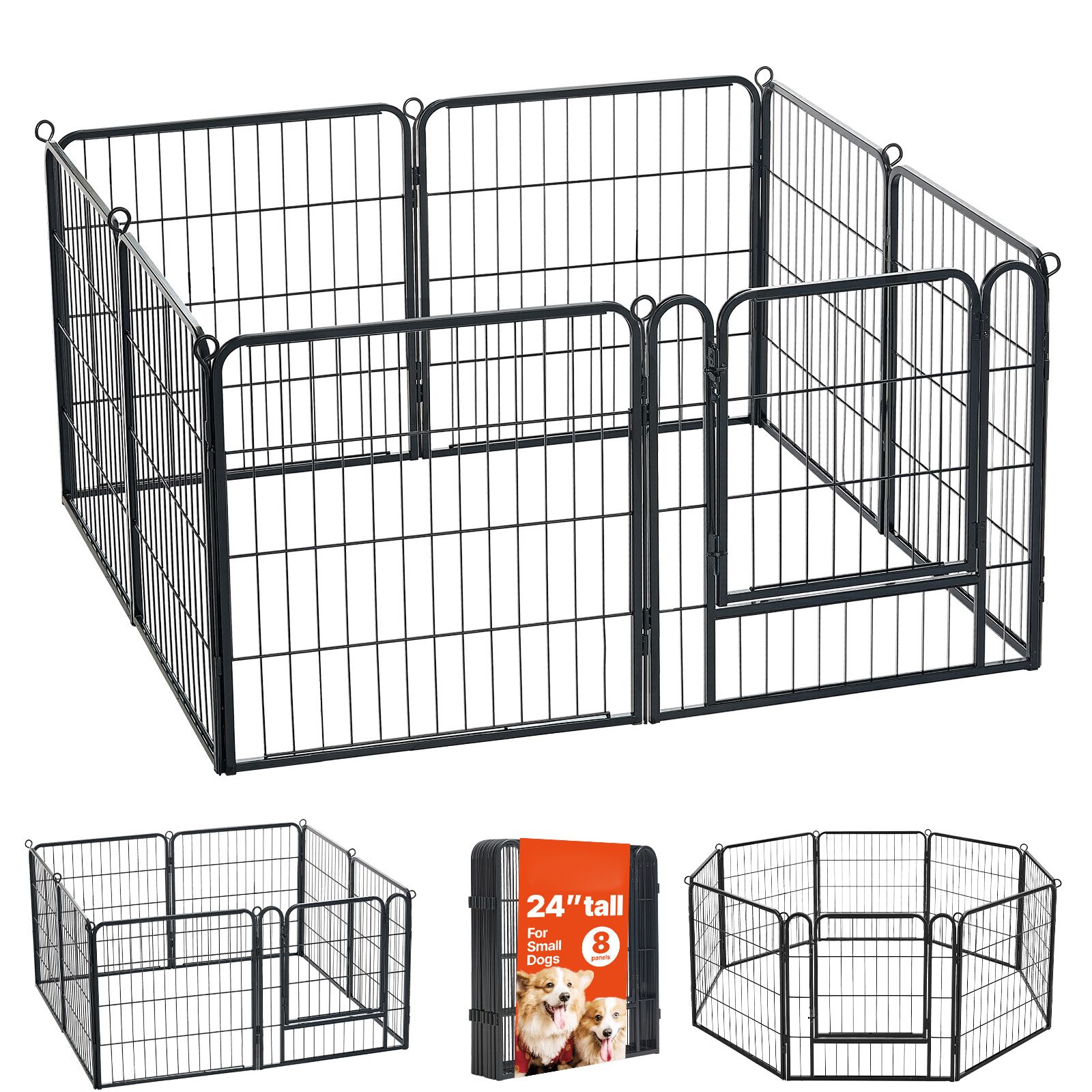 Köpek Oyun Parkı 24 İnç 8 Pane - Outdoor Camping Dog Kennel incelemesi ve fiyatı