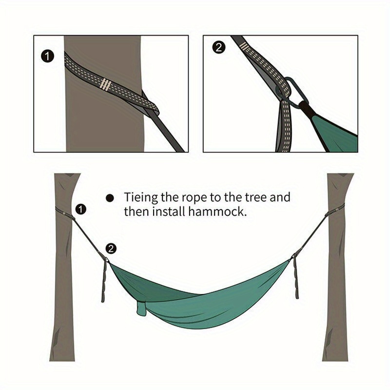 2/4 parça ağır hizmet tipi tır - Outdoor Camping Hammock incelemesi ve fiyatı