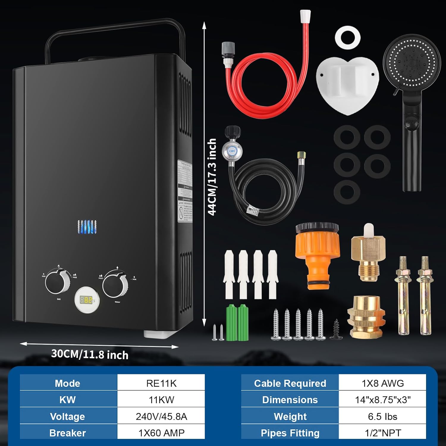 Tankless Su Isıtıcısı Propan,  - Outdoor Camping Water Heater incelemesi ve fiyatı