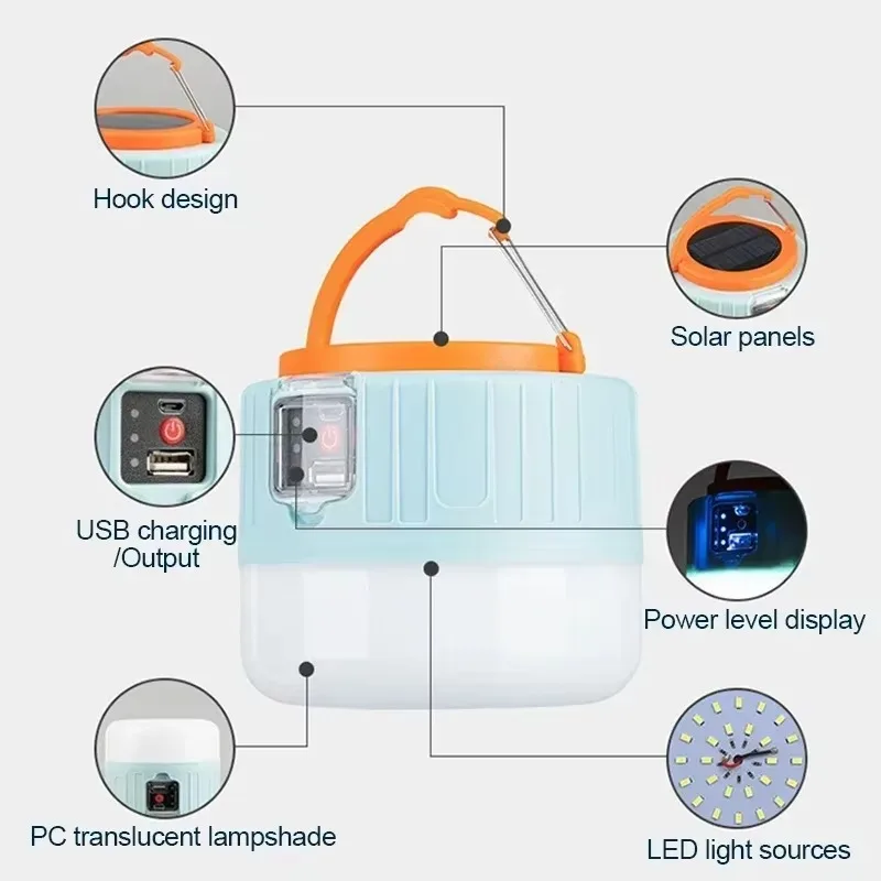 Güneş Enerjili Kamp Feneri Şar - Outdoor Camping Light Portable incelemesi ve fiyatı