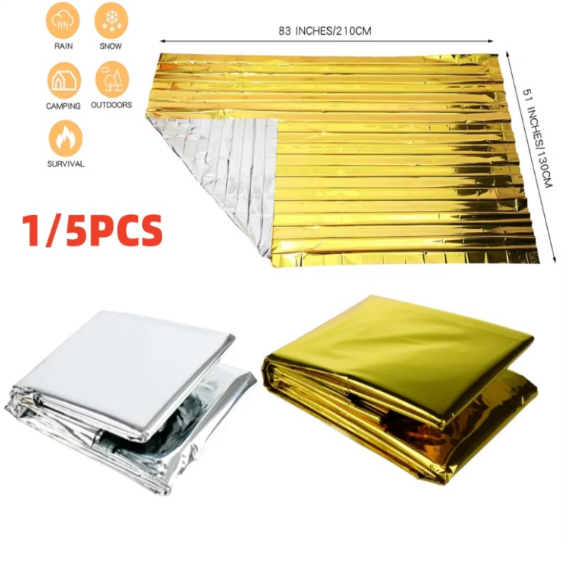 130x210cm Ağır Hizmet Tipi Myl - Emergency Mylar Blanket incelemesi ve fiyatı