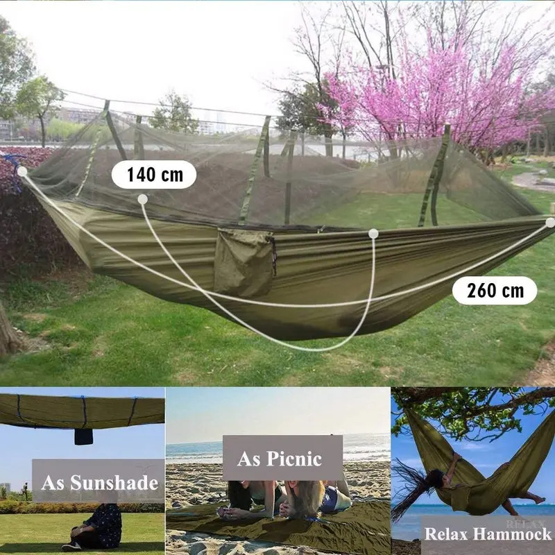 2 Kişilik Kamp Bahçe Hamağı, S - Outdoor Camping Hammock incelemesi ve fiyatı