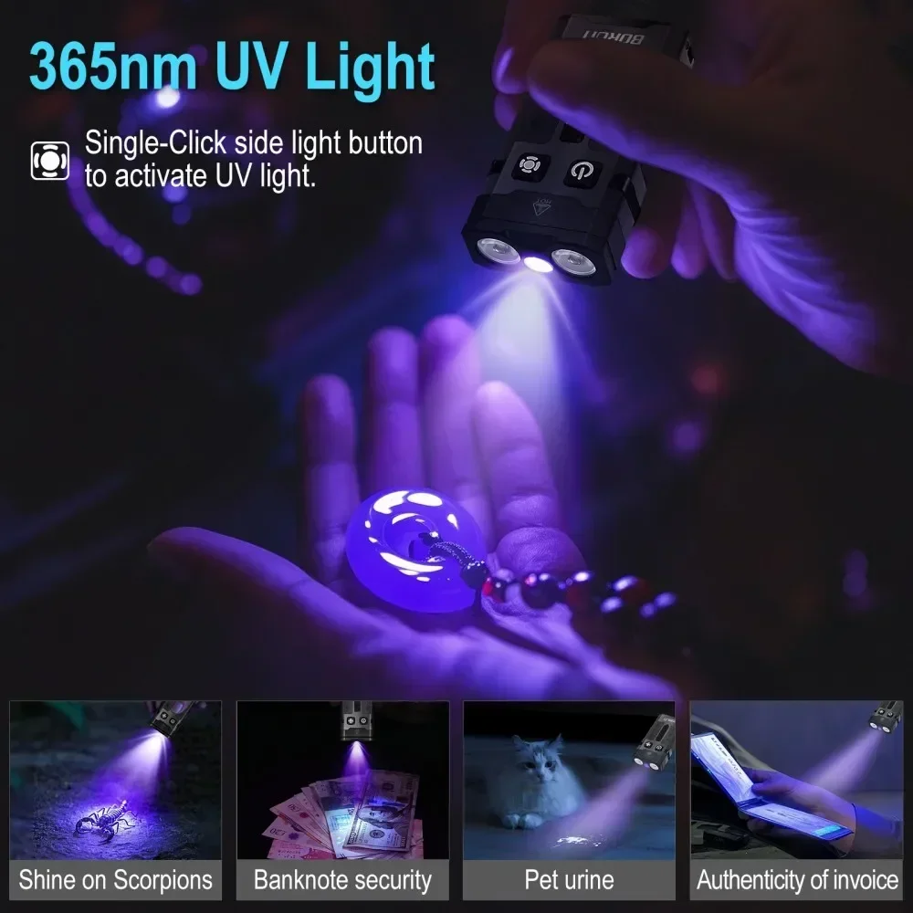 BORUiT EV20 1100LM EDC UV Anah - Outdoor Camping Adventure incelemesi ve fiyatı