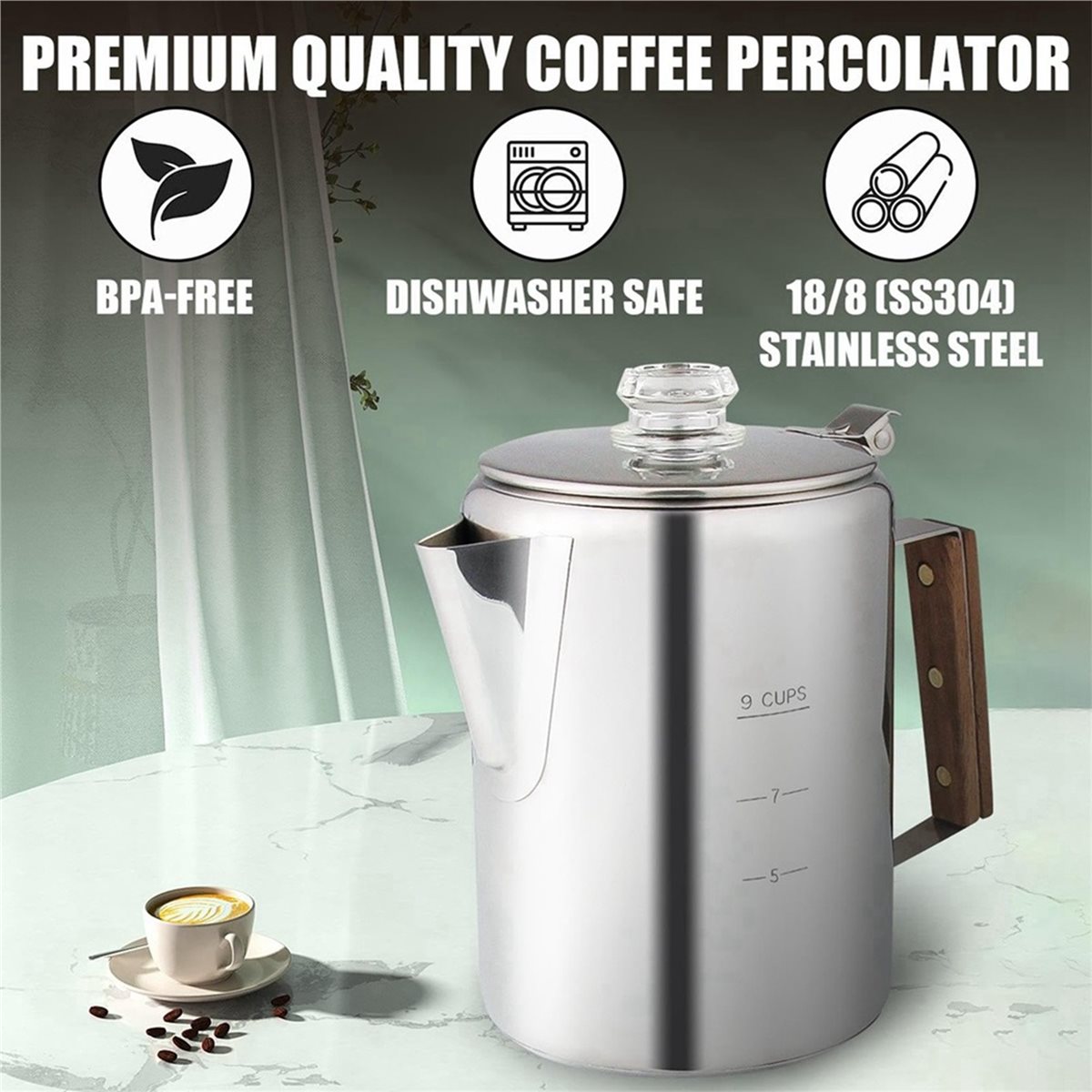 Kamp İçin Uyumlu Kahve Demleyi - Camp Percolator Coffee incelemesi ve fiyatı