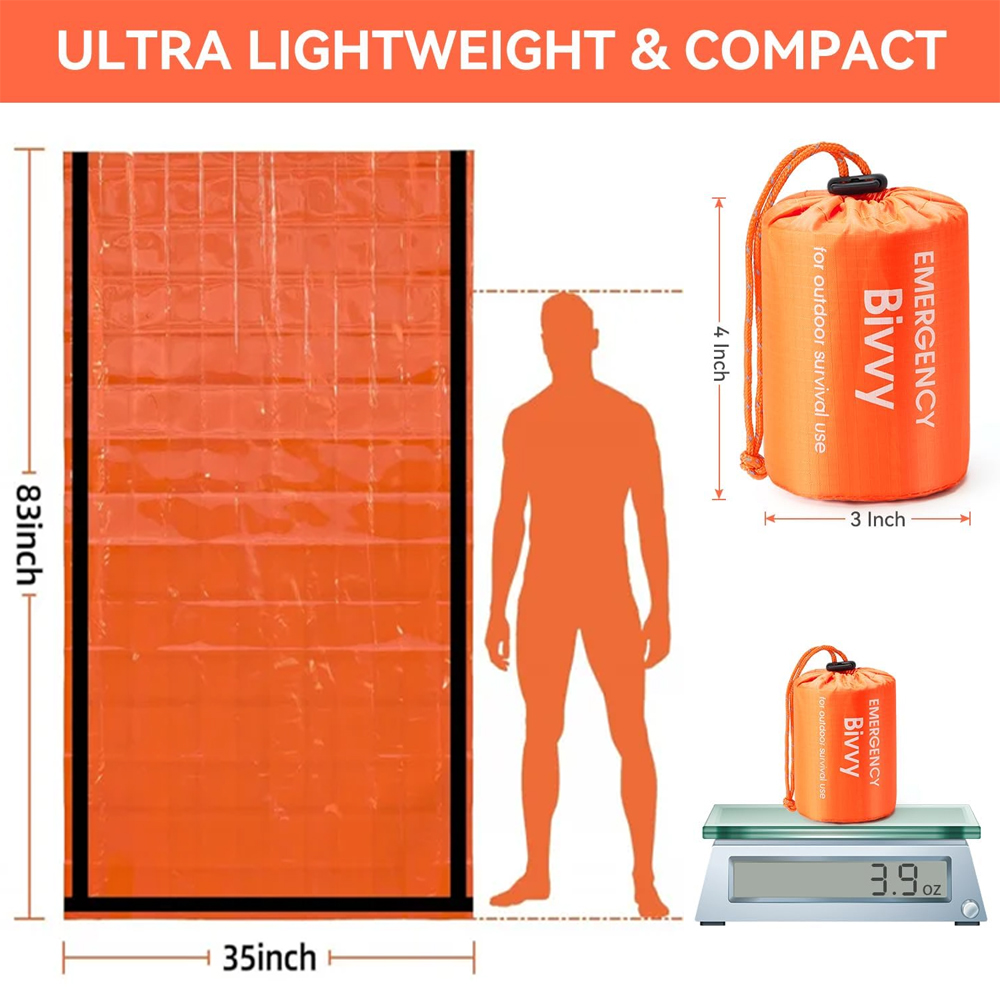 Acil durum uyku tulumu hayatta - Emergency Mylar Blanket incelemesi ve fiyatı