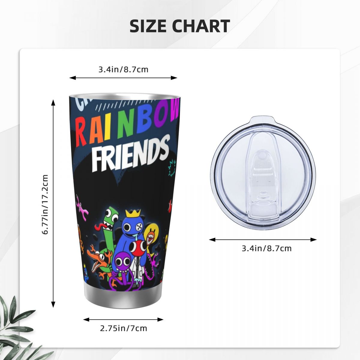 R-Rainbow-Friends 20oz Paslanm - Vacuum Insulated Flask incelemesi ve fiyatı