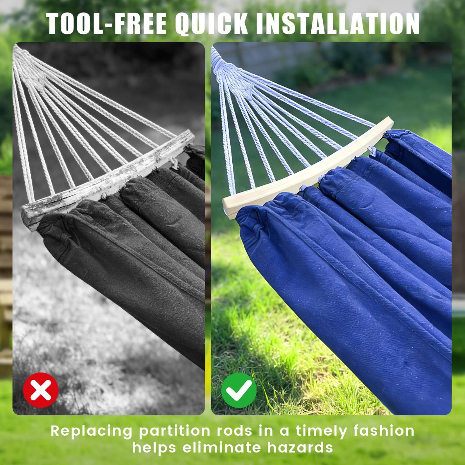 2 adet 10 delikli ahşap hamak  - Outdoor Camping Hammock incelemesi ve fiyatı