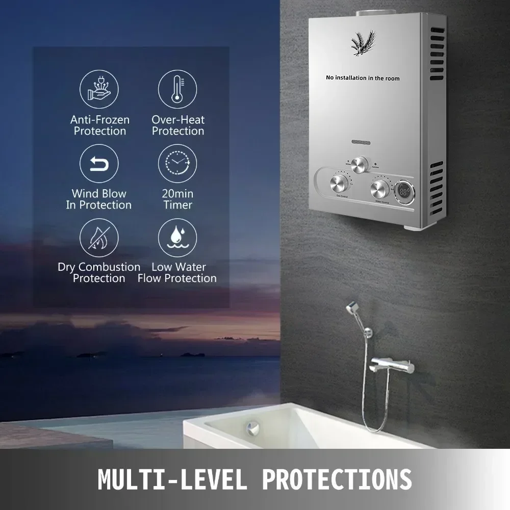 SIHAO LPG Su Isıtıcısı 6L 8L 1 - Outdoor Camping Water Heater incelemesi ve fiyatı