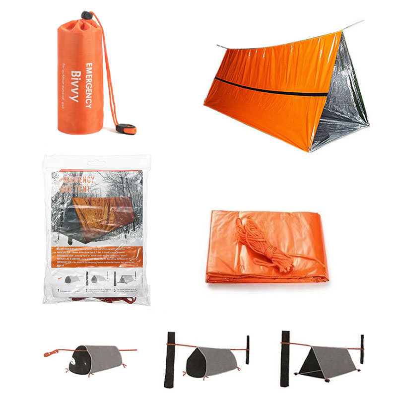 2 kişi Acil Barınak Bivy hayat - Emergency Mylar Blanket incelemesi ve fiyatı