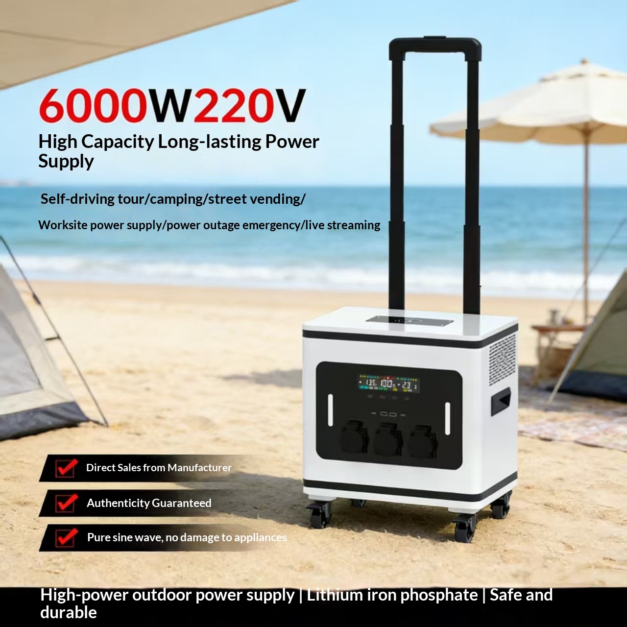 Lityum İyon Pil Dış Mekan Mobi - Battery Outdoor Camping incelemesi ve fiyatı