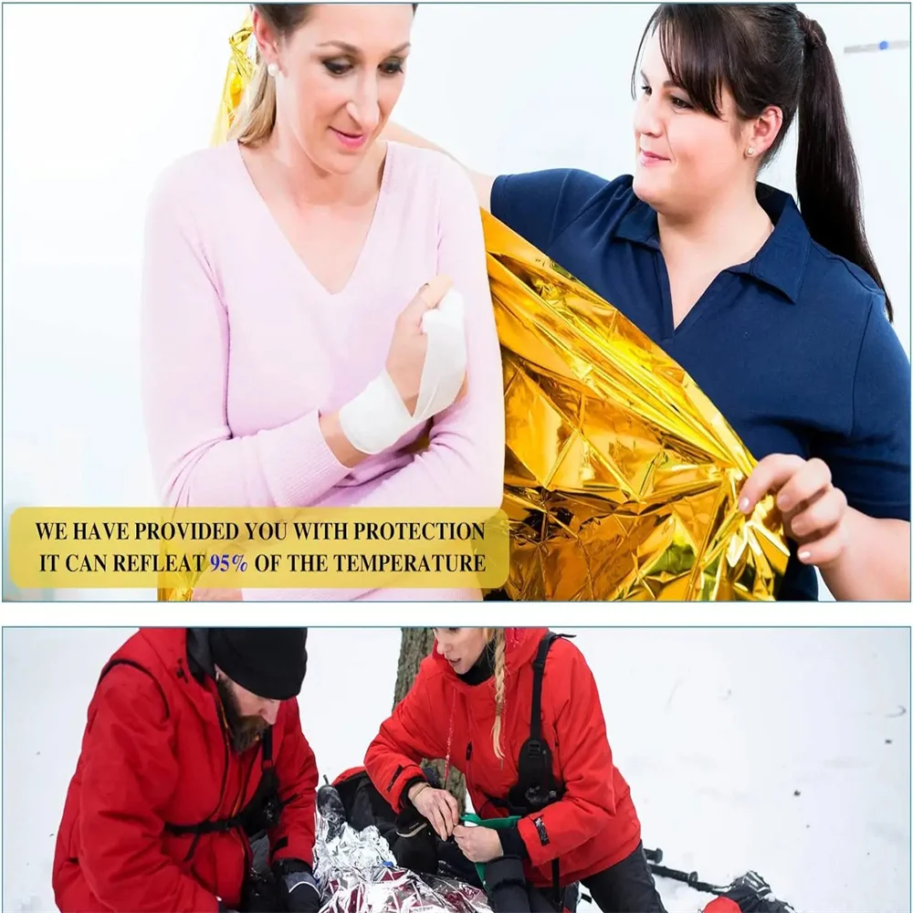 5 adet acil durum termal batta - Emergency Mylar Blanket incelemesi ve fiyatı