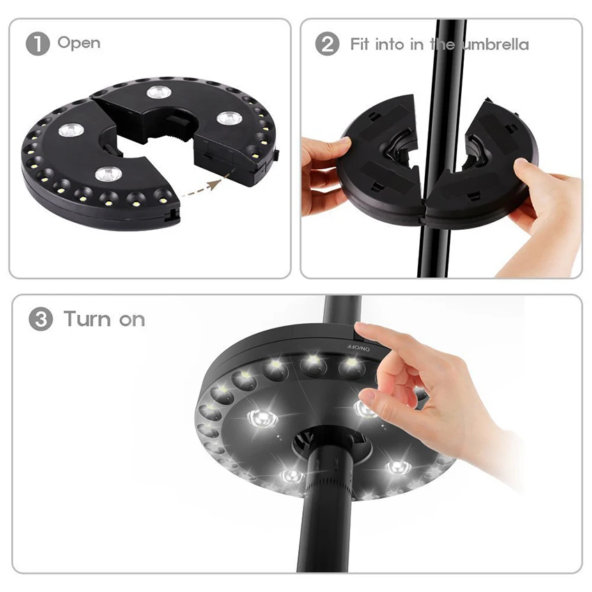 Süper parlak şemsiye kutup ışı - Outdoor Camping Umbrella incelemesi ve fiyatı