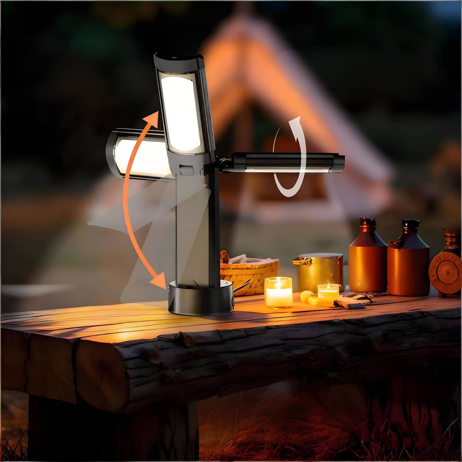 Teleskopik Çadır Lambası Ayarl - Outdoor Camping Light Portable incelemesi ve fiyatı
