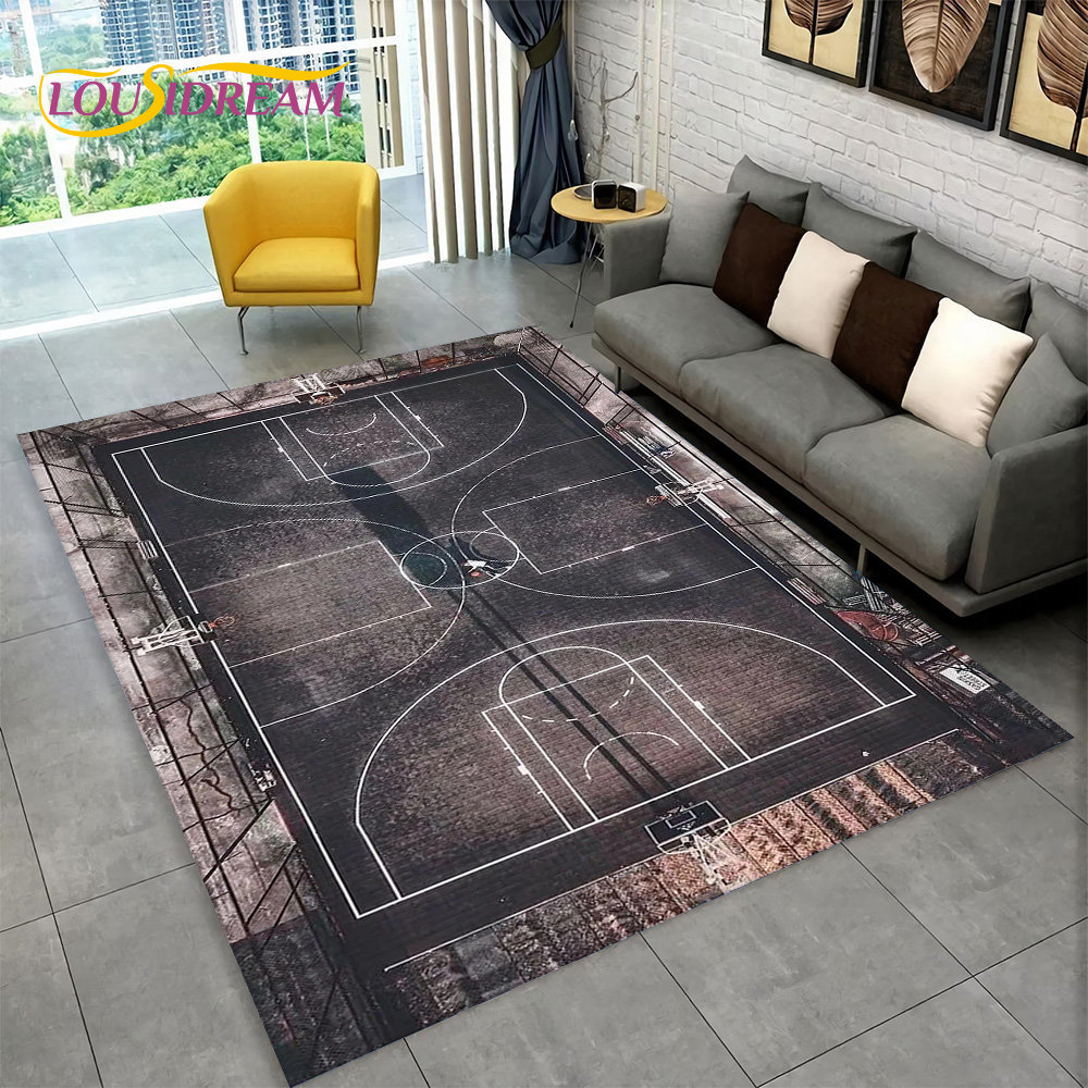 3D basketbol Cour karikatür al - Outdoor Camping Mats Large incelemesi ve fiyatı