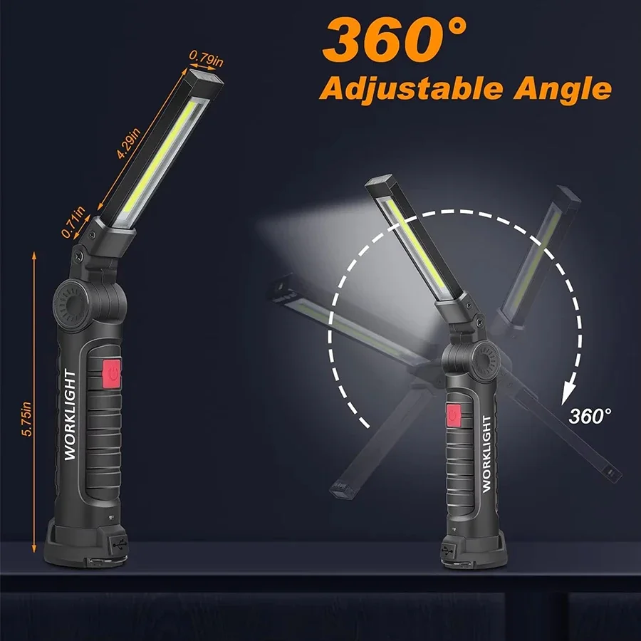 Yeni Taşınabilir COB LED El Fe - Outdoor Camping Light Portable incelemesi ve fiyatı