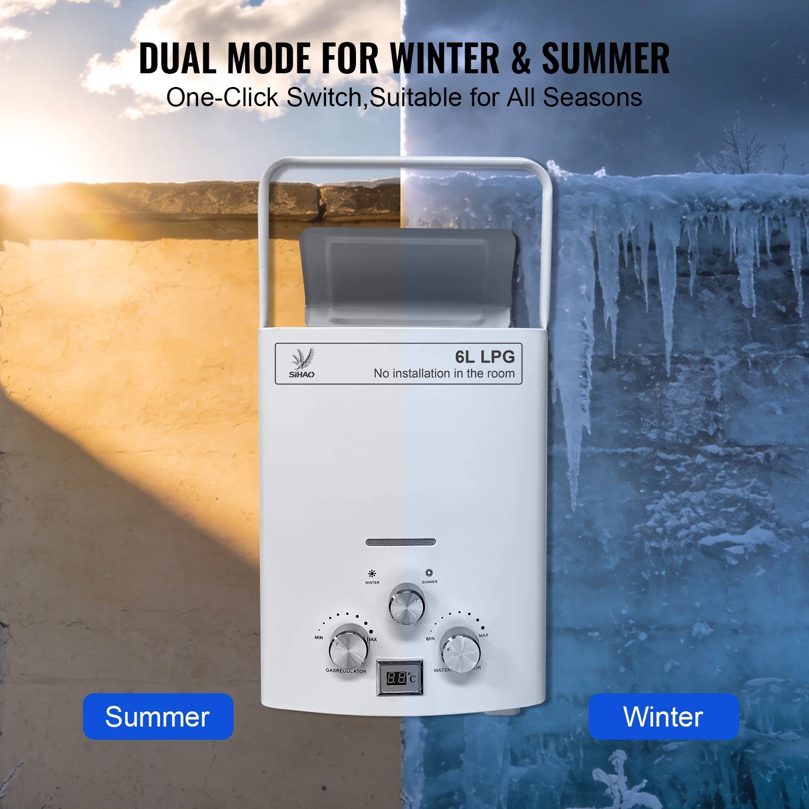 LPG Gazlı Su Isıtıcısı | SIHAO - Outdoor Camping Water Heater incelemesi ve fiyatı
