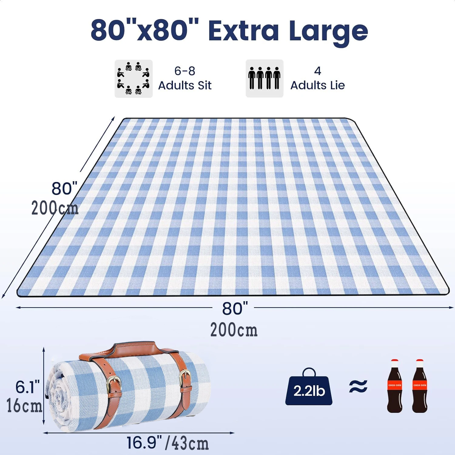 ZHUOHUA Piknik Battaniyesi Eks - Outdoor Camping Mats Large incelemesi ve fiyatı