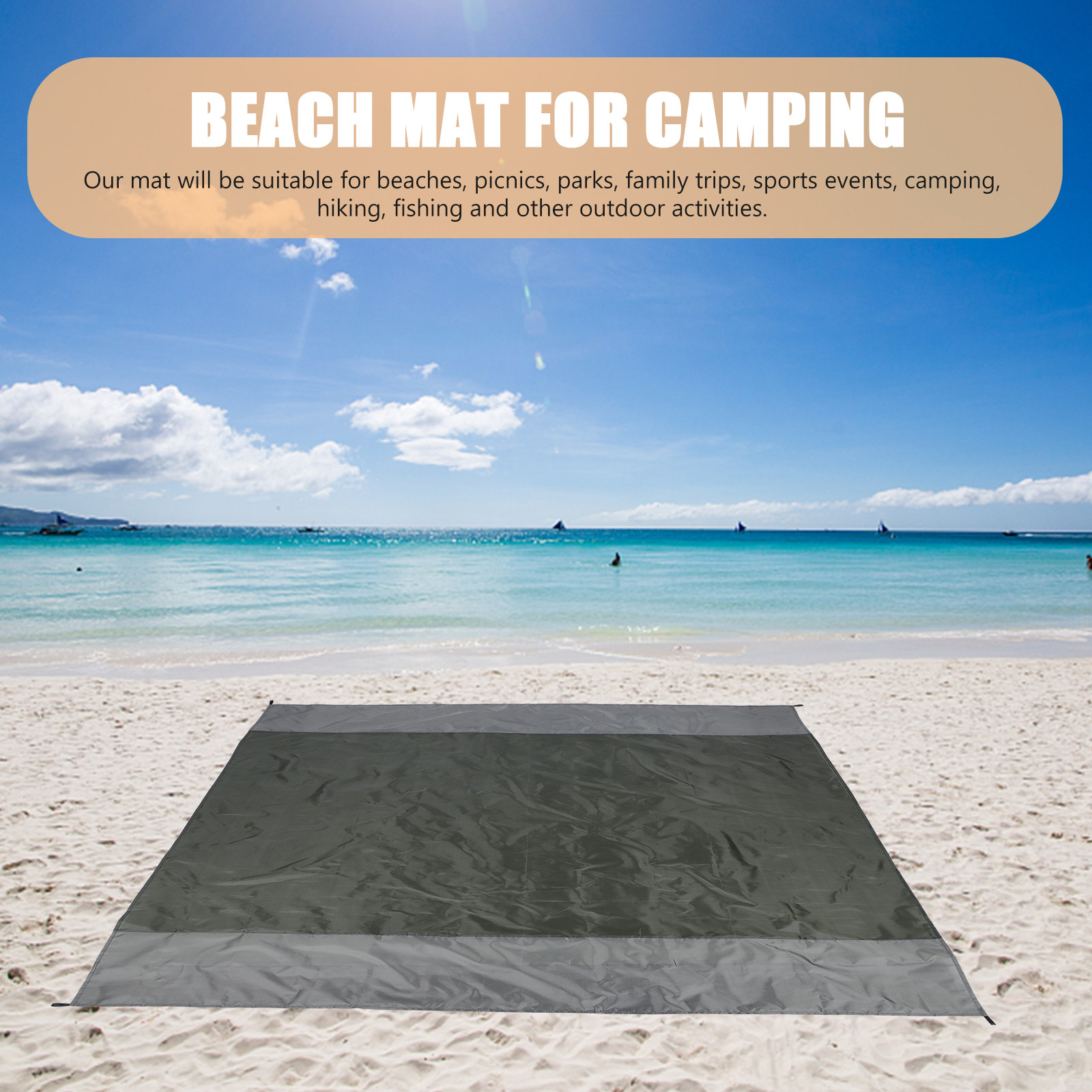 1 Set Katlanabilir Su Geçirmez - Outdoor Camping Mats Large incelemesi ve fiyatı